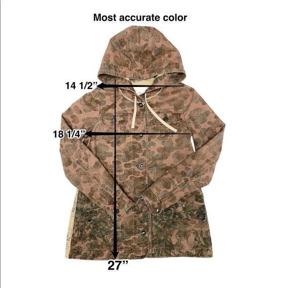 Hei Hei Anthropologie Floral Fatigue Camo Jacket - Picture 12 of 12